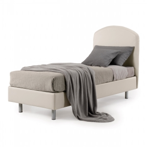 Letto imbottito DIANA - Ivory - Img 1