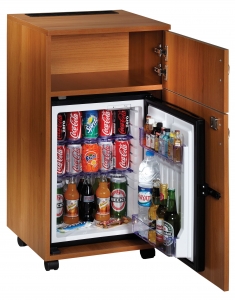 Minibar a mobile in noce chiaro - Img 1